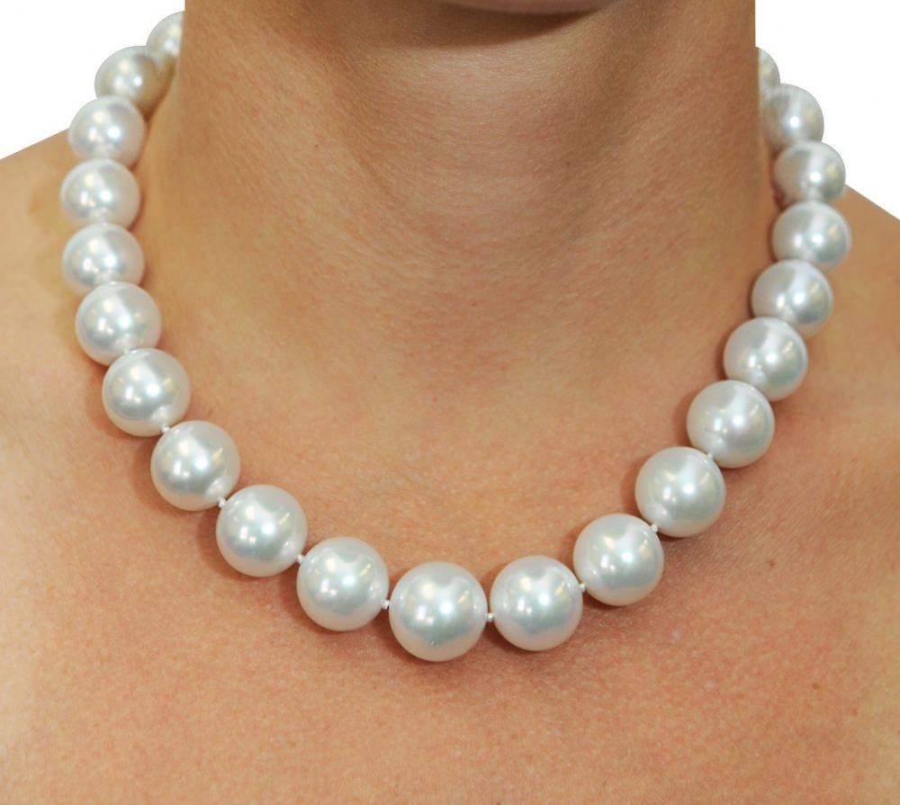 15-17mm White South Sea Pearl Necklace