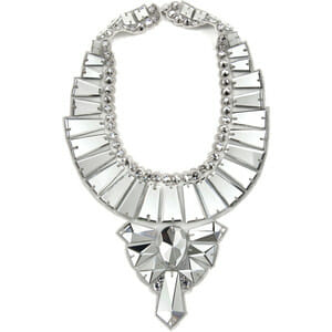 This Ranjana Khan Mirror Deco Necklace actually features numerous mirrors. 