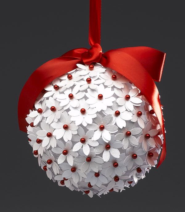 How to Create Your Own DIY Pearl Christmas Ornaments Image