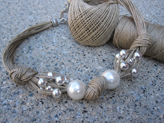 Handmade Pearl Necklace