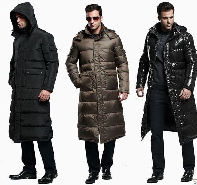 Long Down Jackets for Men