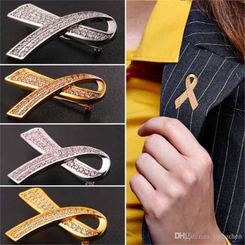 This 2018 Breast Cancer Awareness brooch is an appropriate accessory for your workplace attire.