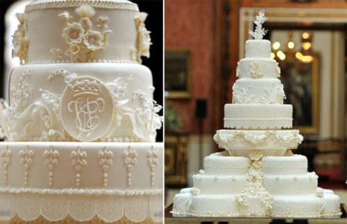 Kate Middleton's Bridal Cake Up Close