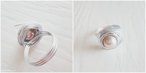 diy pearl ring