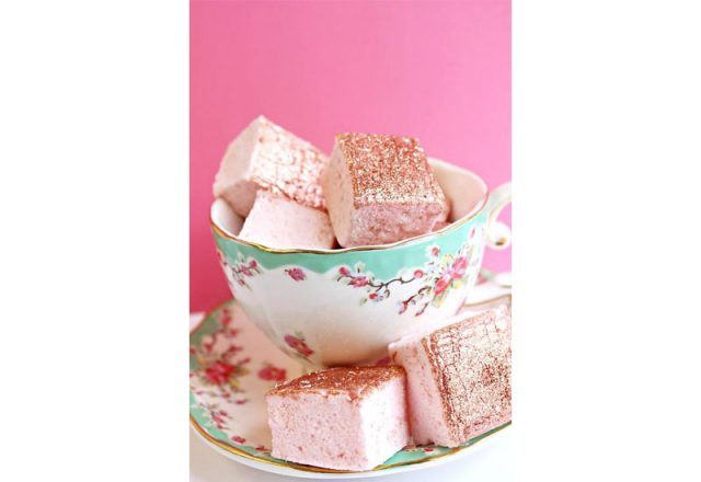 Rose Gold Rosé Marshmallows