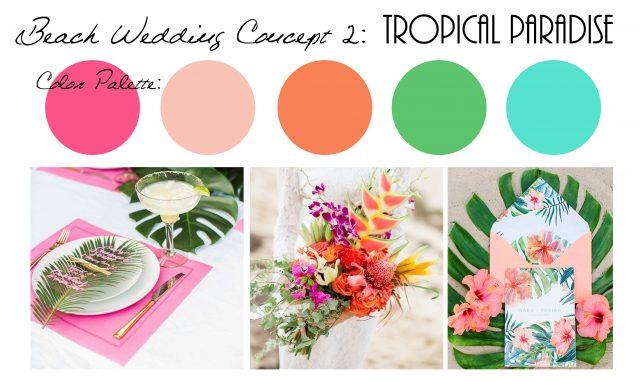 Tropical Beach Wedding