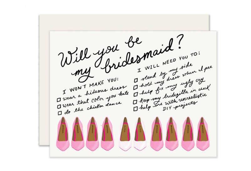 Bridesmaid Proposal Card