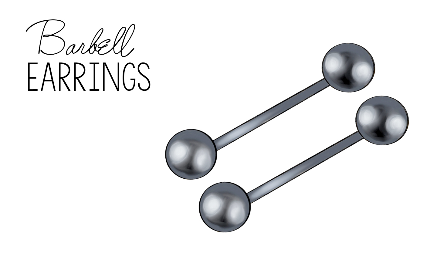 Barbell Earrings