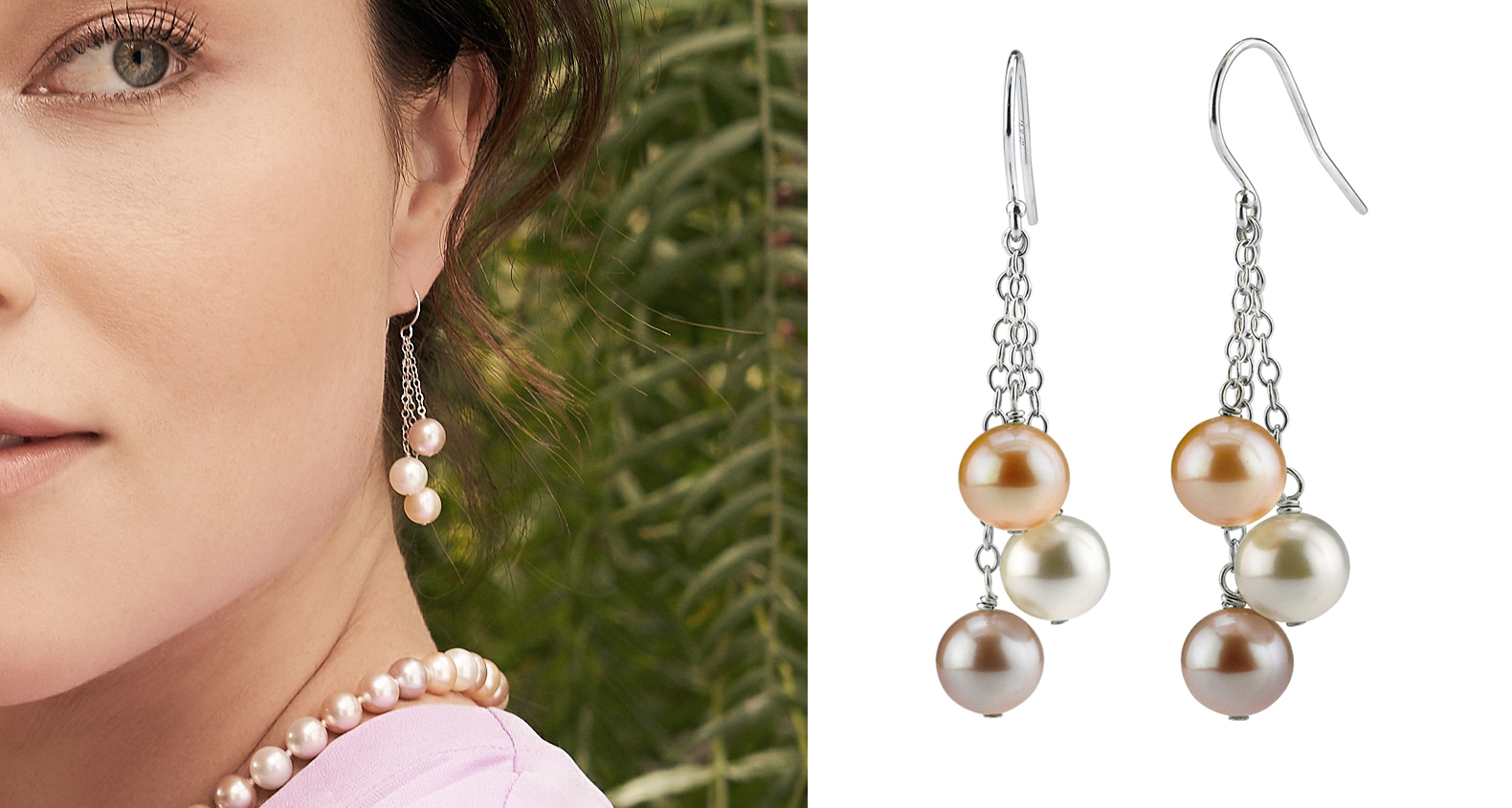 Pearl Cluster Earrings