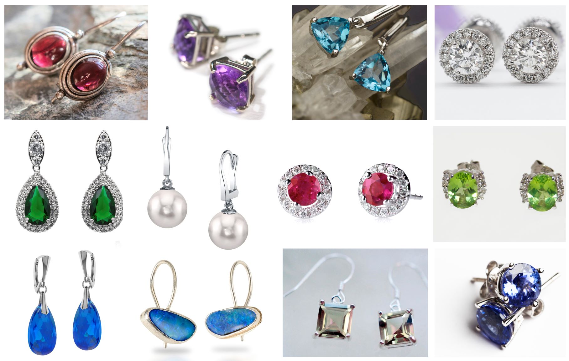 The Complete Guide to Birthstone Earrings Image