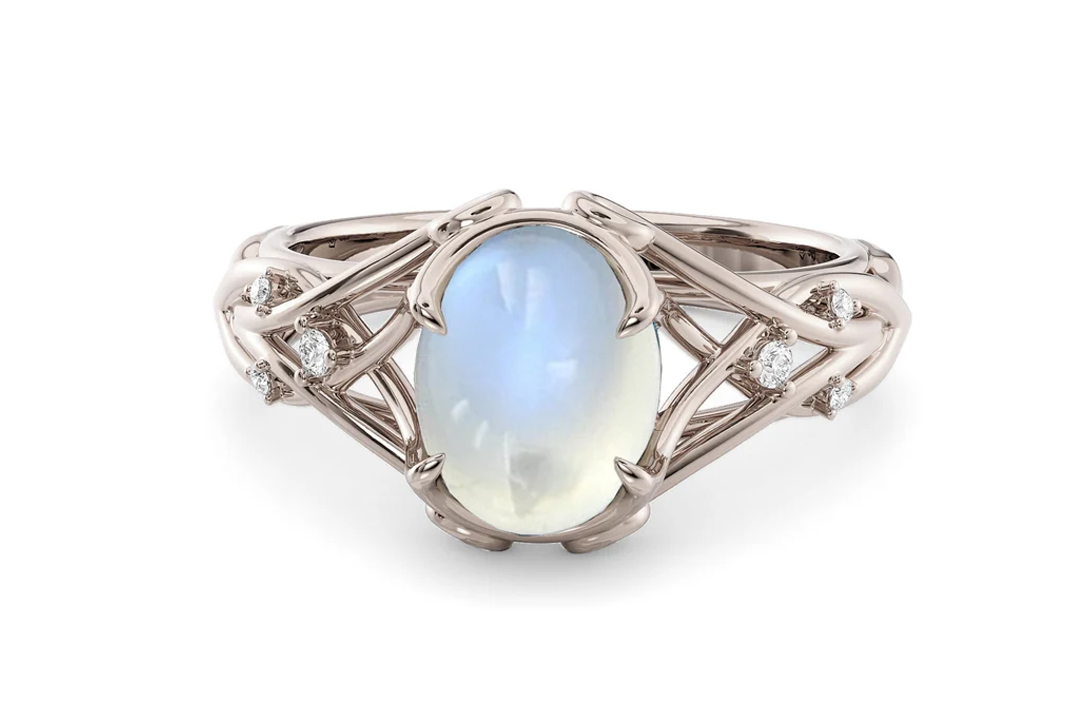 Celtic Moonstone Ring