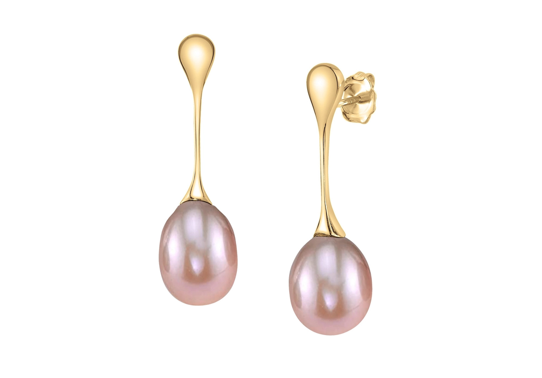 Teardrop Earrings Rose Gold