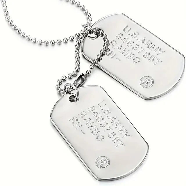 Dog tag jewelry