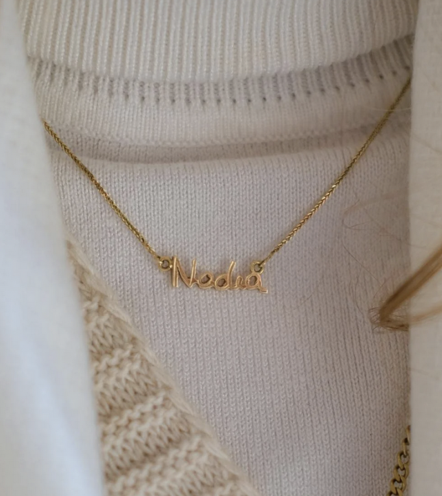 Custom name necklace