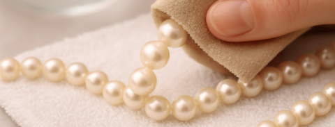 how to clean pearls