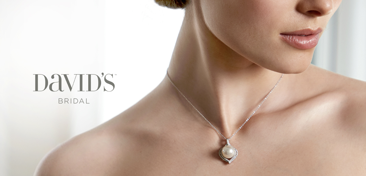 Choosing Your Wedding Necklace: The Pearl Source x David’s Bridal Collection Image