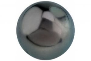 An example of a Tahitian pearl with a green overtone.